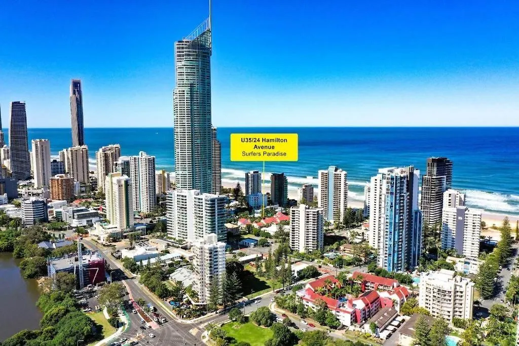 Lägenhet Surfers Paradise Mediterranean Dream Guldkusten